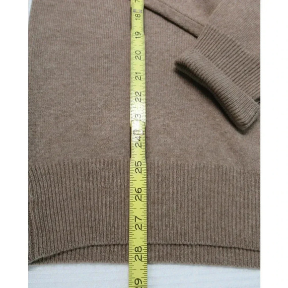 VTG Pendleton 100% Virgin Lambs Wool Machine Washable VNeck Sweater Tan Mens XXL - Picture 2 of 6